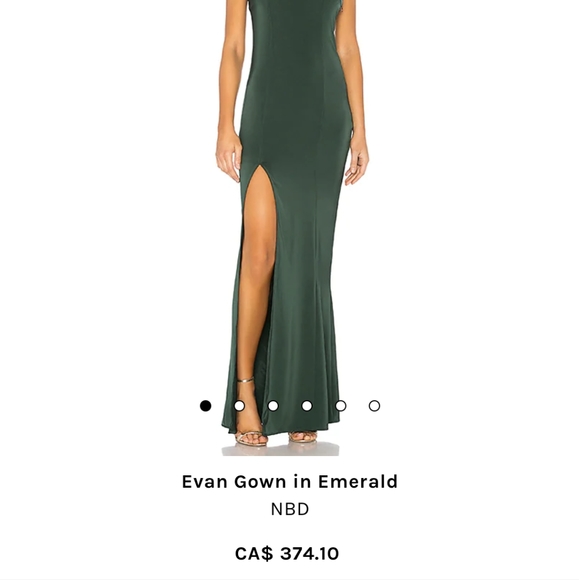 NBD one shoulder Evan Gown - Picture 8 of 8